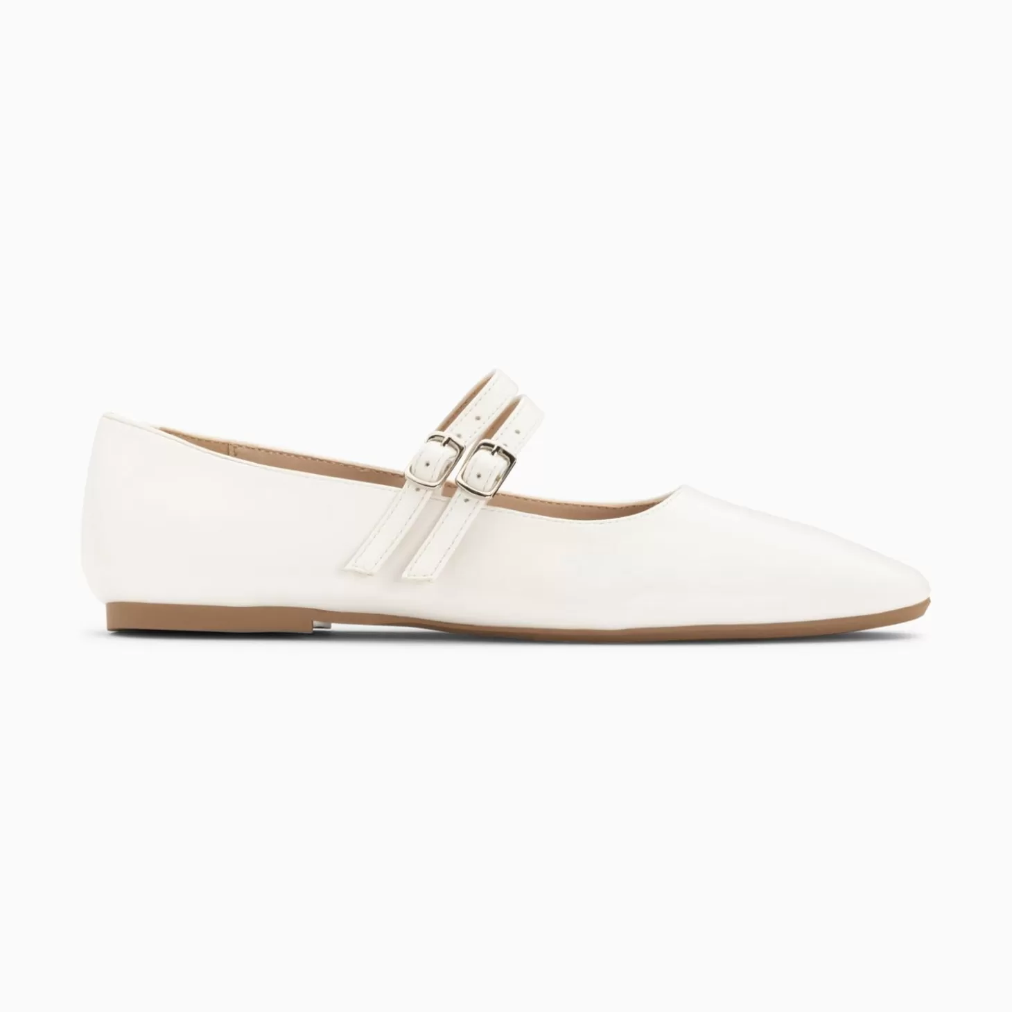 Vanessa Wu Ballerines Luce Blanches A Doubles Brides Sale